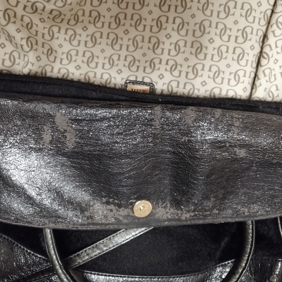 Guess Madelena Black Multi Flap Satchel - Picture 8 of 8